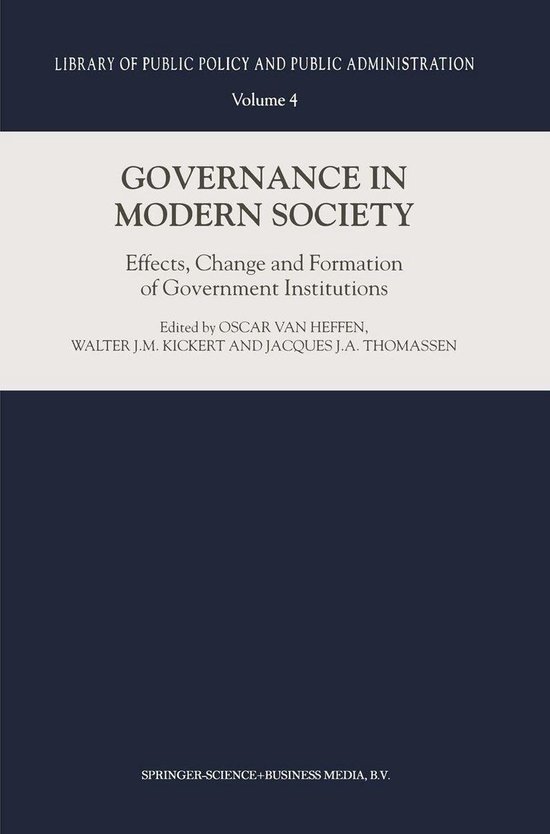 Library of Public Policy and Public Administration 4 - Governance in ...