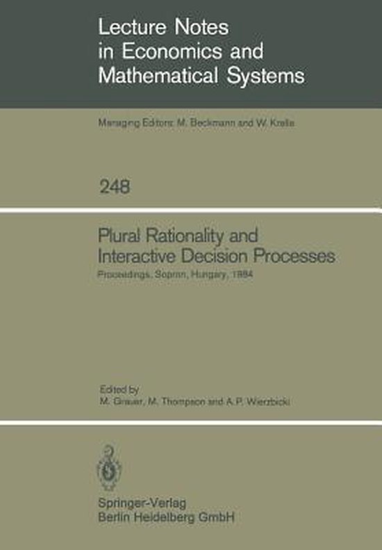 Plural Rationality and Interactive Decision Processes - cover