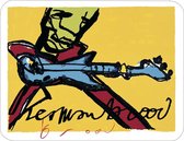 Herman Brood placemat, Guitar Men