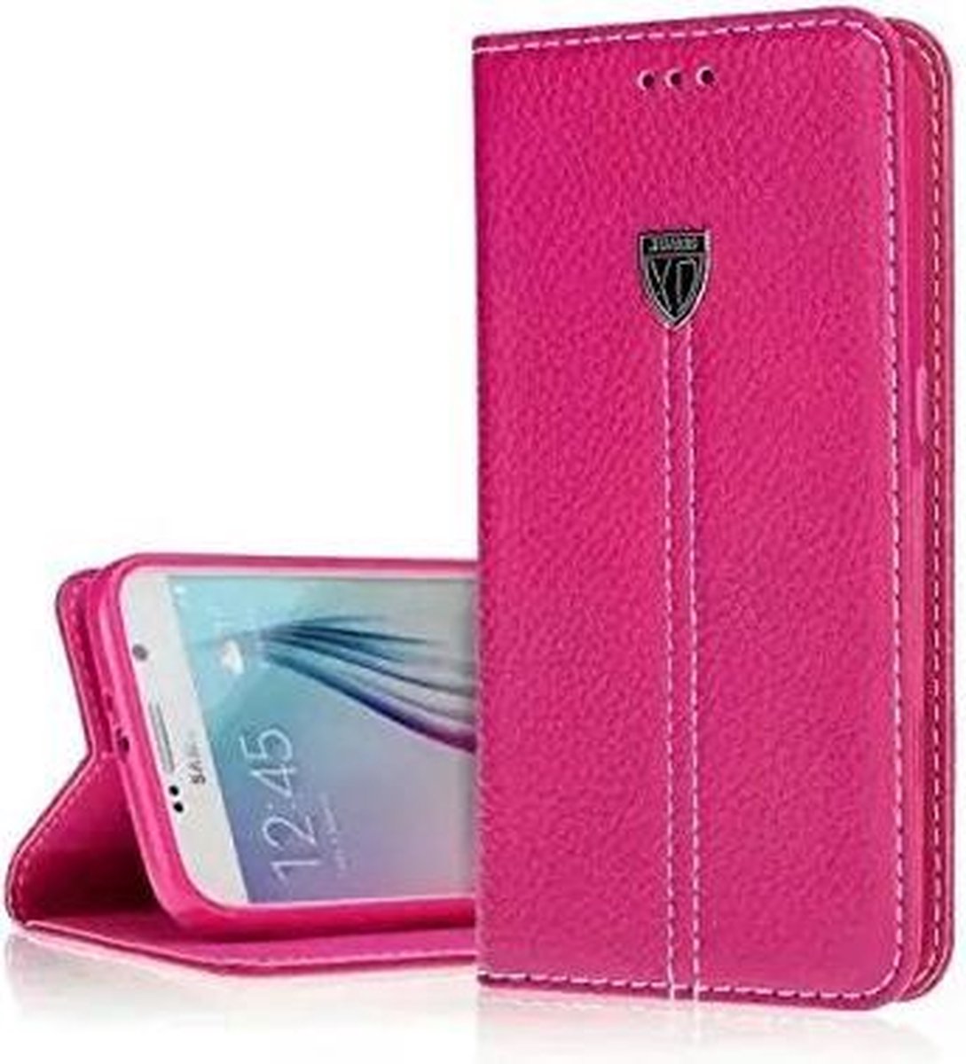 Xundd Fundas Echt Leer Case Cover Hoesje Voor iPhone 6 / 6S 4,7 Pink / Roze