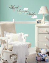 RoomMates Muursticker Sweet Dreams Baby - Multi