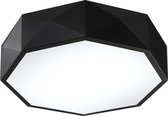 Polygonal Plafondlamp 40cm Zwart LED