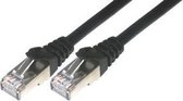 MCL Cable RJ45 Cat6 3m Black netwerkkabel Zwart