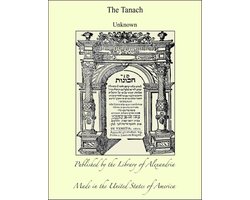 Omslag van The Tanach