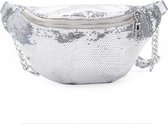 Heuptasje dames -  Fanny pack dames - Heuptas - Festival - Zilver