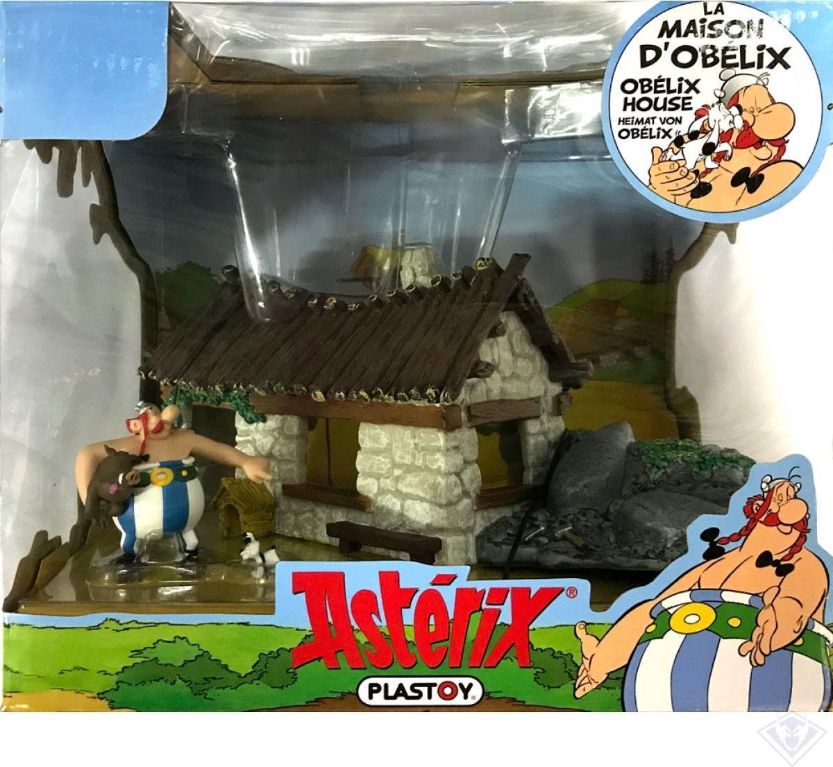 Porte-clés Obélix Avec Sanglier Plastoy - Figurine Jouet Collection Astérix