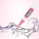 Baby thermometer - Digitale thermometer – Lichaamsthermometer – Kleur: Roze met Wit