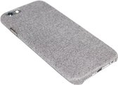 Stoffen hoesje grijs Geschikt voor iPhone 6 / 6S