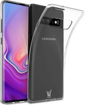 Samsung S10 Hoesje - Samsung Galaxy S10 Hoesje - Samsung S10 Hoesje Transparant Siliconen Case