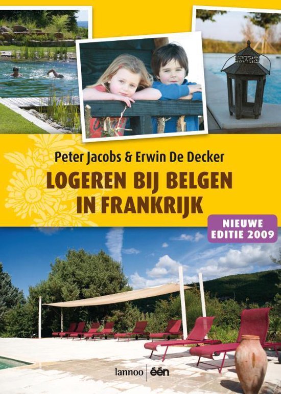 Cover van het boek 'Logeren bij Belgen in Frankrijk' van Erwin de Decker en Peter Jacobs