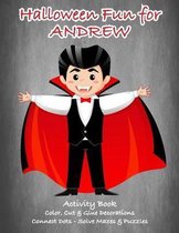 Halloween Fun for Andrew Activity Book