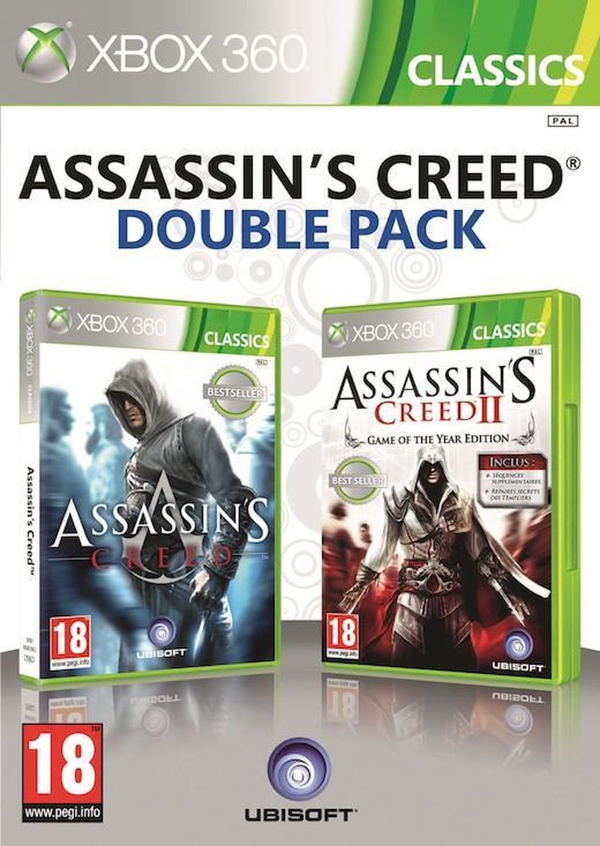 Assassins Creed & Assassins Creed II - Double Pack (BBFC) /X360 - Xbox