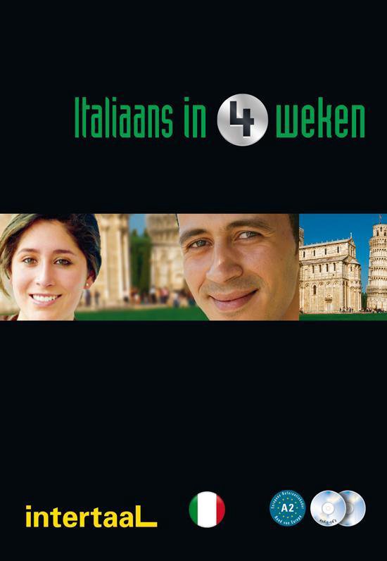 Cover van het boek 'Italiaans In 4 Weken Tekst-/Werkboek + Audio-Cd'S (2x)'