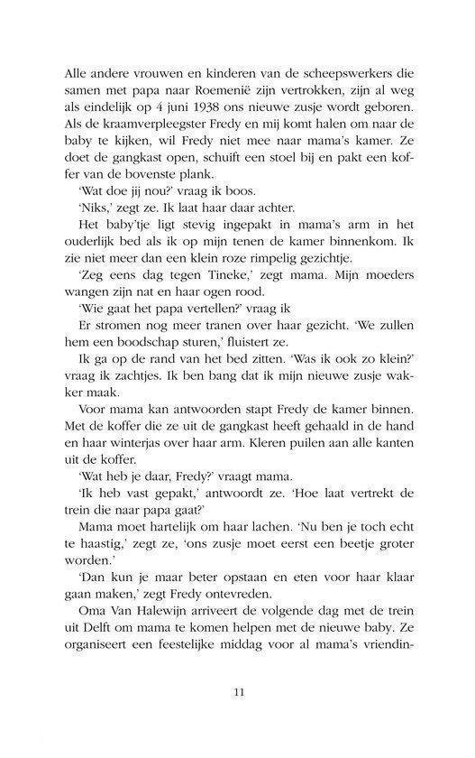 Tekstpagina uit een boek met de titel 'Sterretje'.