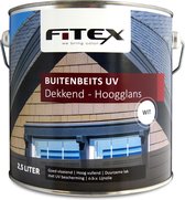 Fitex-Buitenbeits UV-Zijdeglans-Ral 9016 Verkeerswit 2,5 liter