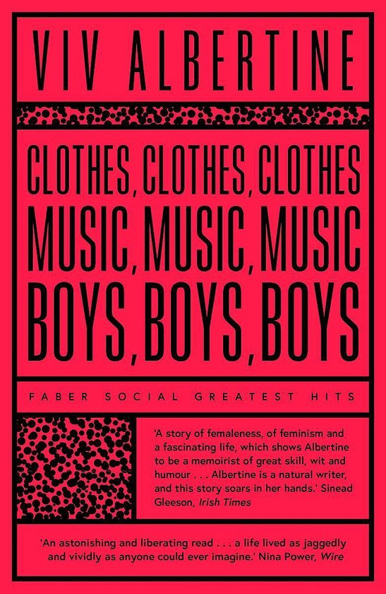 Clothes, Clothes, Clothes. Music, Music, Music. Boys, Boys, Boys.