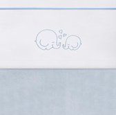 Jollein Bubbles - Ledikantlaken 120x150 cm - Blauw