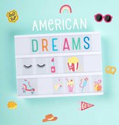 A Little Lovely Company Lightbox Letter Set: American Dreams