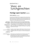 Instructies voor het maken van deeg voor hartige taarten, met ingrediënten.
