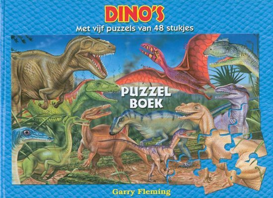 Cover van het boek 'Dino's Puzzelboek'