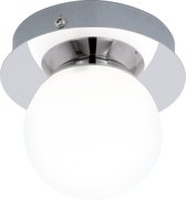 EGLO Mosiano - Plafonnière - 1 Lichts - LED - Ø110mm. - Chroom - Wit