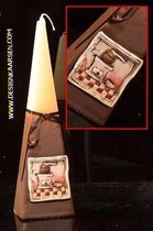 Koffiemolen, Piramide kaars, H: 24 cm