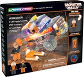 Laser Pegs Monster Truck Wrecker Oranje - Constructiespeelgoed