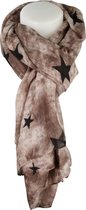 sjaal taupe