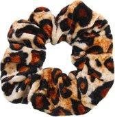 Velvet scrunchie panter