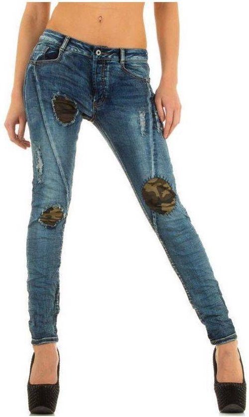 Dames Jeans van Rose Player - blauw | bol.com