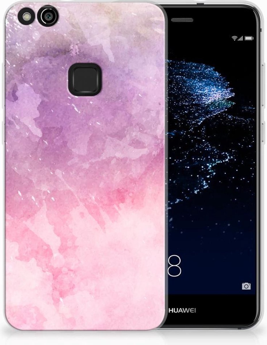 Hoesje maken Huawei P10 Lite Pink Purple Paint