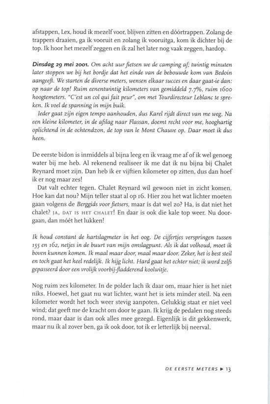 De Kale Berg Op En Over De Mont Ventoux