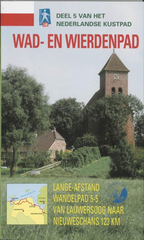 Cover van het boek 'Wad- en Wierdenpad' van N. van de Broek en J. de Boer