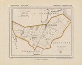 Historische kaart, plattegrond van gemeente Zonnemaire in Zeeland uit 1867 door Kuyper van Kaartcadeau.com