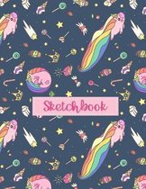Unicorn Party Sweets Sketchbook for Doodling and Drawing