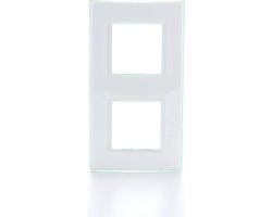 BTicino - Afdekplaat 2X2mod Ll Aqua - Blauw
