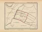 Historische kaart, plattegrond van gemeente Hei- en Boeicop in Zuid Holland uit 1867 door Kuyper van Kaartcadeau.com