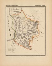 Historische kaart, plattegrond van gemeente Wijhe in Overijssel uit 1867 door Kuyper van Kaartcadeau.com