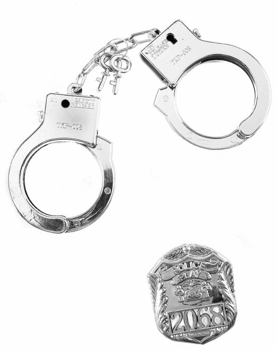 NINGBO PARTY SUPPLIES Politie Badge En Handboeien Set Voor 
