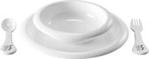 Bebe-Jou Lucky Quotes Dinerset White
