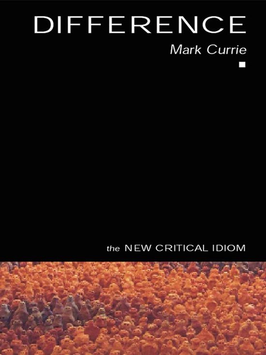 The New Critical Idiom - Difference - cover