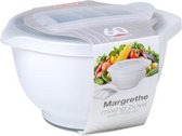 Set beslagkom Margrethe 3.0 L + multideksel – Wit
