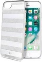 Celly Stripes Back Case/Cover Apple iPhone 7/6S/6 Zilver