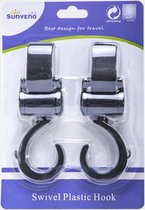 Hangers / haken voor kinderwagen, wandelwagen en buggy’s
