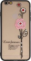 Love Forever Hoesjes Geschikt voor iPhone 6 / 6s Plus Roze