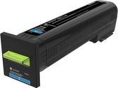 LEXMARK Toner Extra High Yield Return Program Cyan for CS820 22k