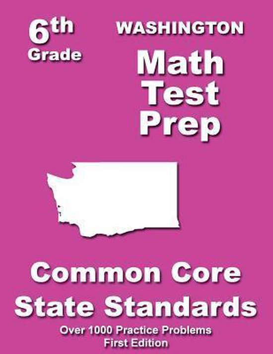 Washington 6th Grade Math Test Prep - cover