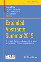 Trends in Mathematics 6 - Extended Abstracts Summer 2015