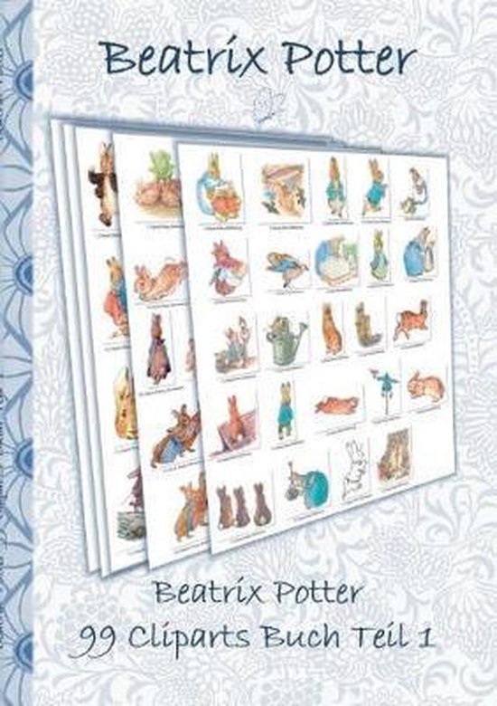 Beatrix Potter 99 Cliparts Buch Teil 1 ( Peter Hase ) - cover