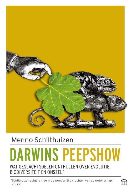 Boek cover Darwins peepshow van Menno Schilthuizen